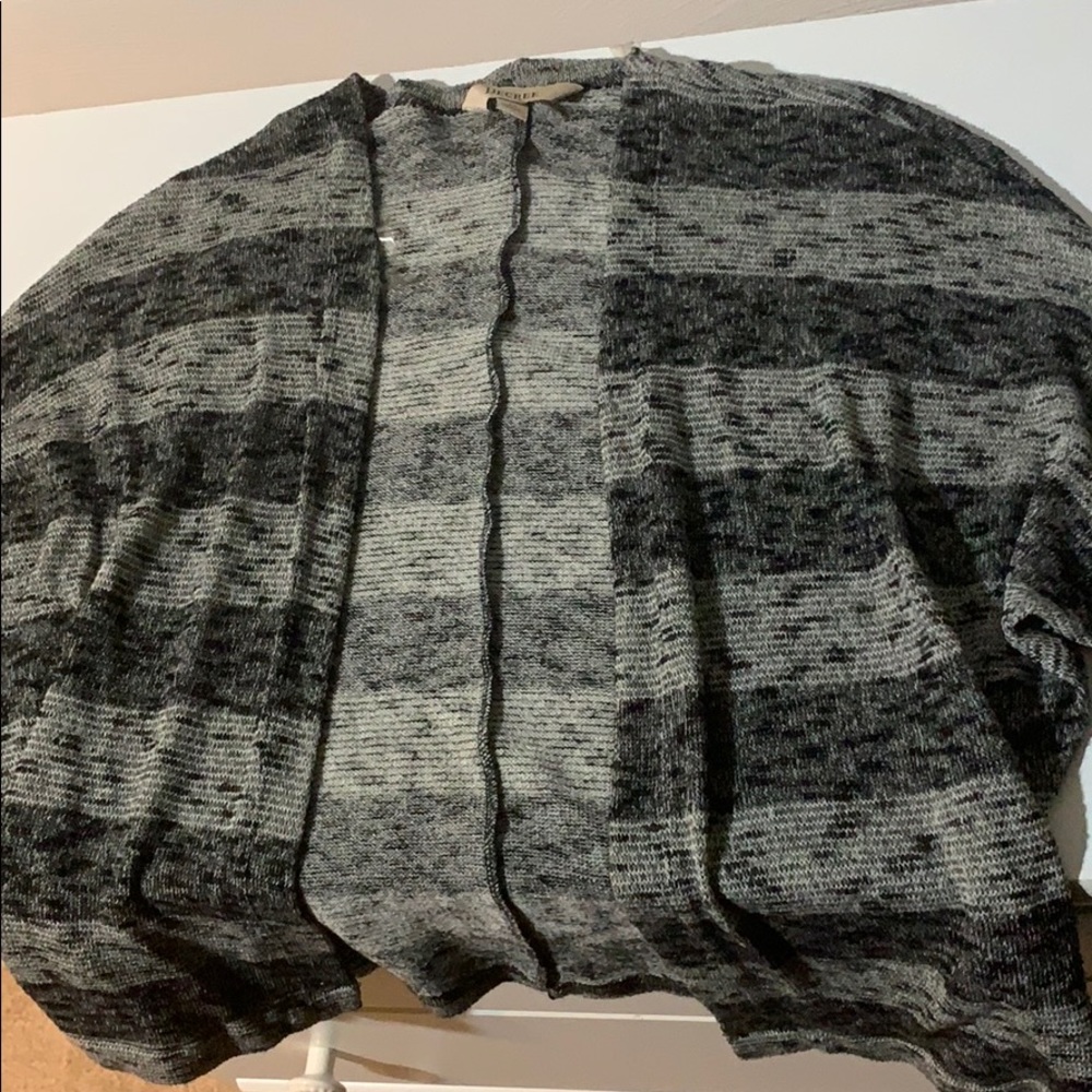 Black and Grey Cardigan